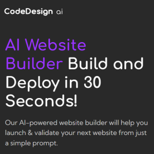 CodeDesign.ai Home Page